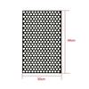 2Pcs 48*30cm PVC Black Car Rear Tail Light Cover Honeycomb Anti-scratch Sticker
