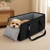 Foldable Dog Car Seat Anti Slip Pet Booster Seat With Safety Sturdy Frame Cushion Portable Heightening Seat For Small Dogs Under