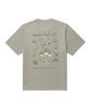 SNOWPEAK APPAREL Cotton Nature Graphic Short Sleeve T-Shirt (S26Mufts64) Khaki Gray