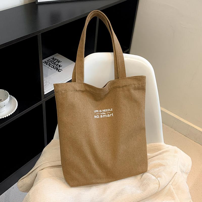 Women Canvas Tote Casual Shoulder Work Bag Large Capacity Top Handle Bag Multifunction Big Shopping Handbag