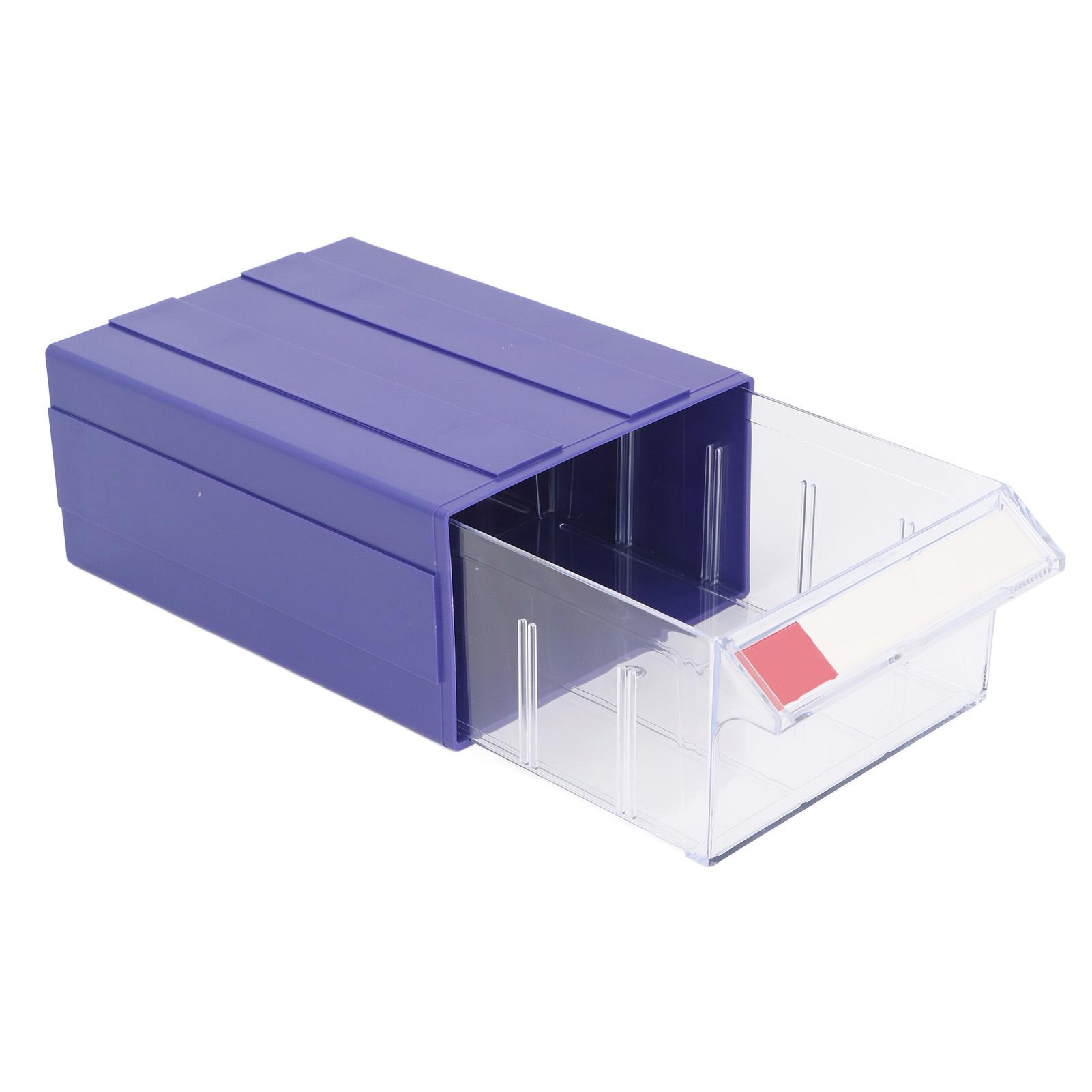 

Коробка для хранения с выдвижным ящиком 205x135x78мм Модульный штабелируемый пластиковый органайзер для деталей со съемным разделителем