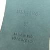 Pristine HERMES Sandals Santorini Ankle Strap Leather Black Leather Women 35 Used