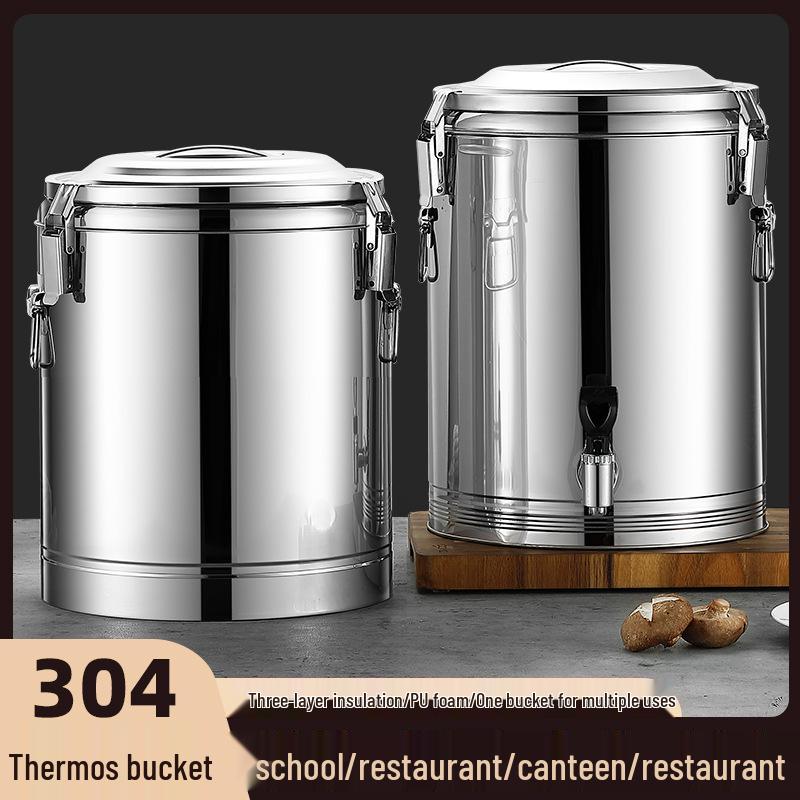 304 Stainless Steel Insulated Multi-Purpose Bucket for Beverages and Food