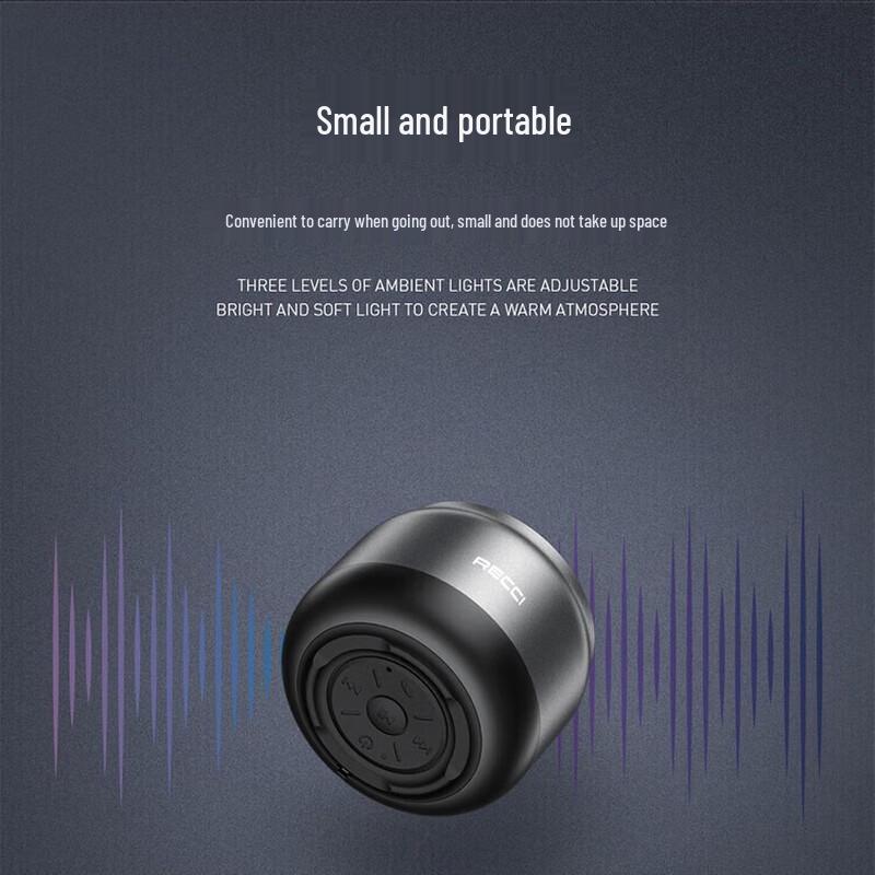 Recci RSK-W13 Portable Bluetooth Speaker CN plug (adapter included)