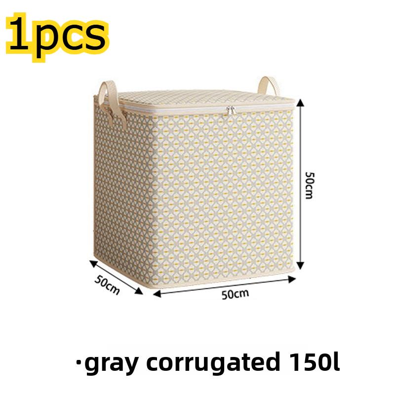 Extra Large Storage With Zipper Bag - Clothing, And Underwear Storage Bag Multifunctional Bedding, Under Bed Storage Bag