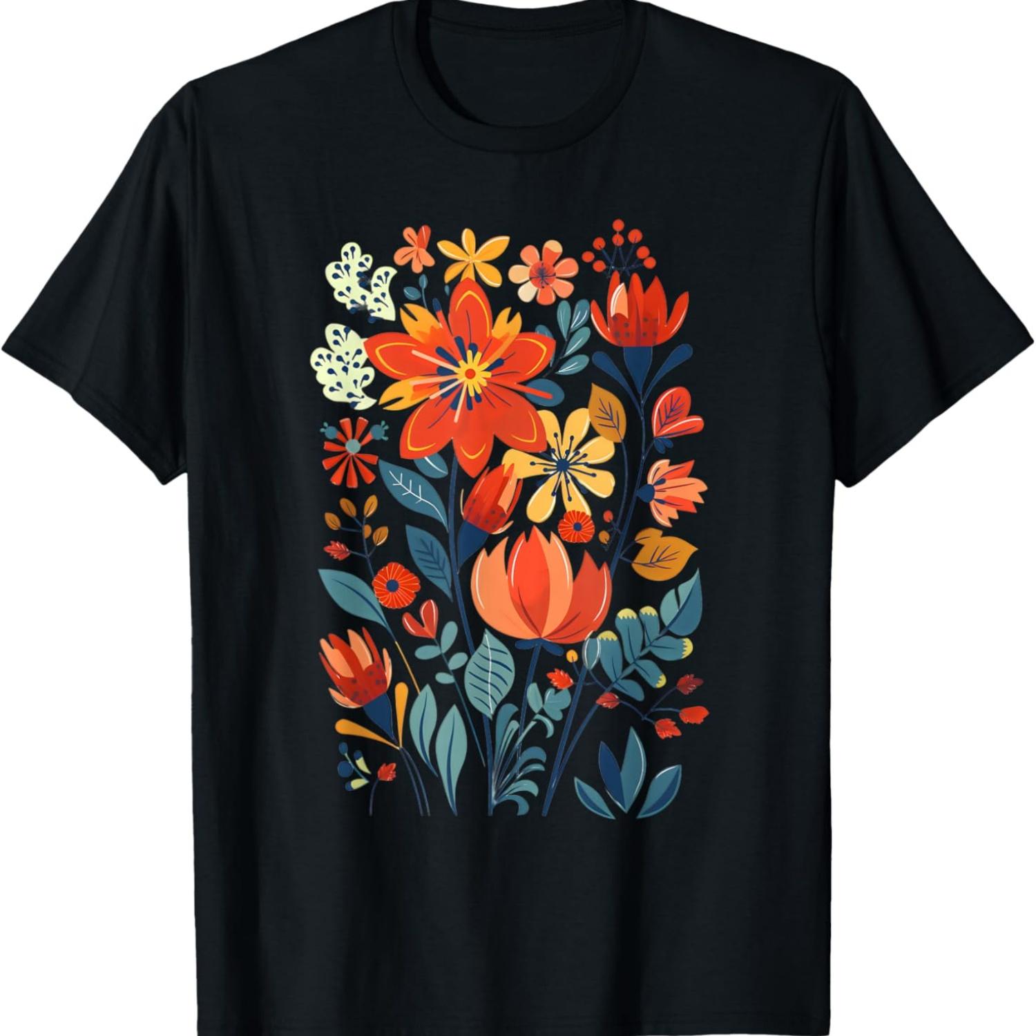 

Bloom Burst T-Shirt XXXXXL чёрный