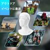 ROCKBROS Face Summer Cooling Balaclava with UV Protection and Sun Made of with Eyeglass Perfect for and White Cover, Protection, Photo-Modifying