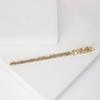 Elegant Women's Brooch with Long Thread Lapel Pin Stylish Wheat Ear Jewelry Flowing Fringe Sparkling Crystal Lapel Pins