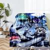 Murder Drones Theme Printed Blanket - Perfect for Couch, Bed, Travel & Outdoor Use | Machine Washable, Cozy & Durable.