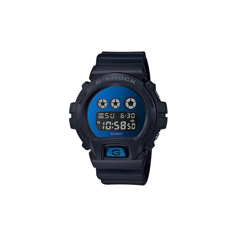 

Casio G-SQUAD series 200 meters waterproof quartz movement resin strap Japanese and Korean watch men s watch blue dial DW-6900MMA-2 синий