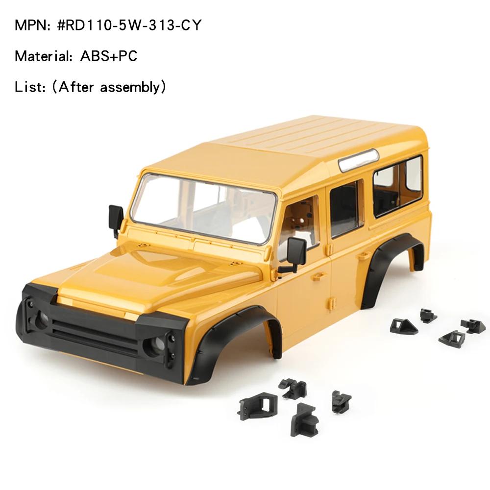 Plastic Simulation 324/313mm 5 Doors Monocoque Car Shell for 1/10 RC Crawler Car Traxxas TRX4 Defender RD110 Wagon Diy Parts
