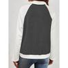 Women S Casual Color Block Zipper Jacket For Autumn Winter