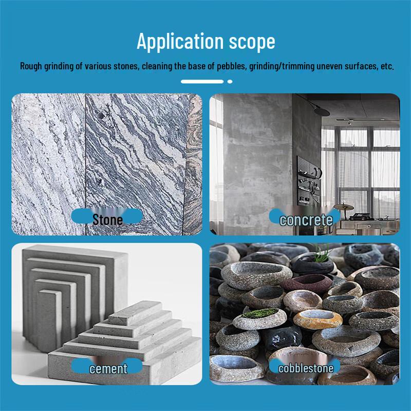 Diamond Grinding Head Set for Stone