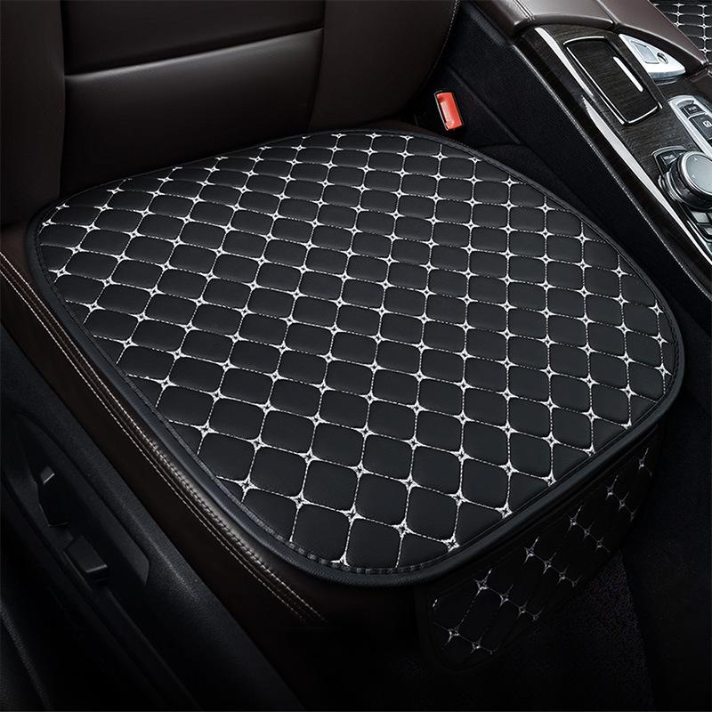 1Pcs New Universal Car Seat Covers Wear-Resistant Durable Seat Cushion Black Leather Automobiles Seats Cover