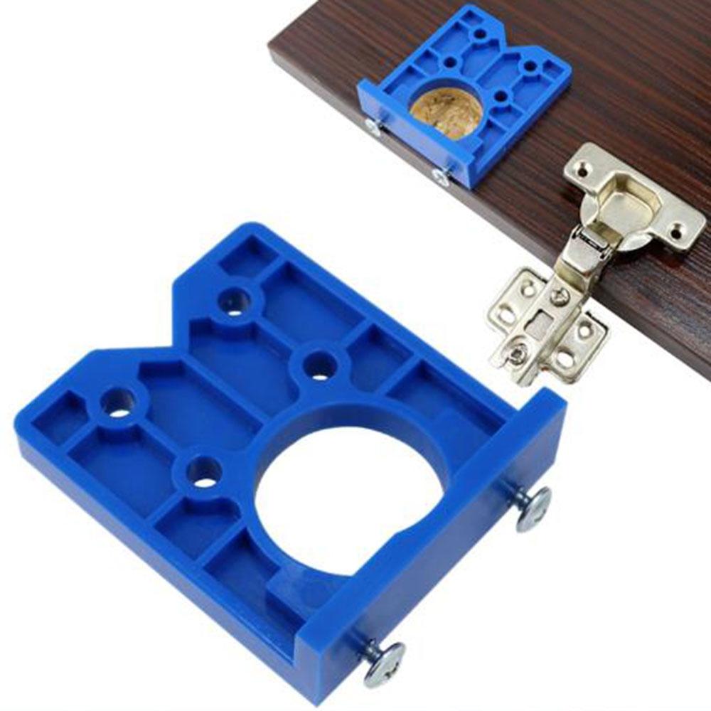 Mounting Hinge Jig Installation Woodworking Pocket Clamp Locator Tapper