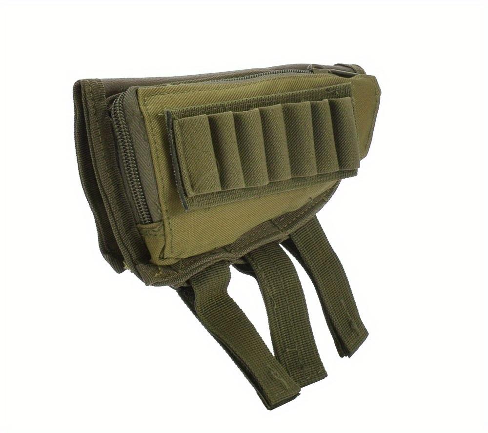 1PC Tactical Muti-functional Hunting Zipper Rifle Buttstock Pack Bag Cheek Pad Rest Shell Mag Ammo Pouch Pocket Magazine Bandolier
