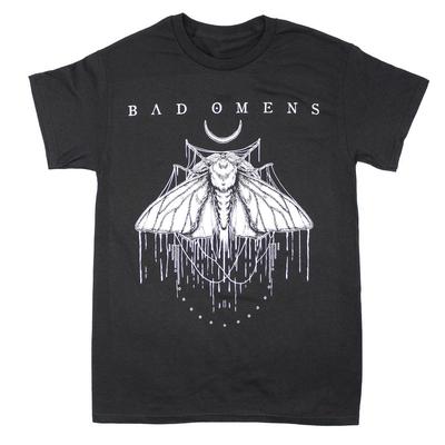T-shirt Uomo Bad Omens Falena Nera