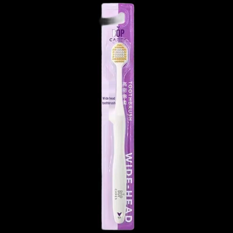 BOP CARES Měkký zubní kartáček se širokou hlavou