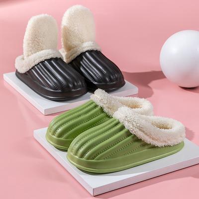 Slippers Waterproof Cotton Mop Lightweight Inner Lining Comfortable Mop Warm Cotton Slippers Soft