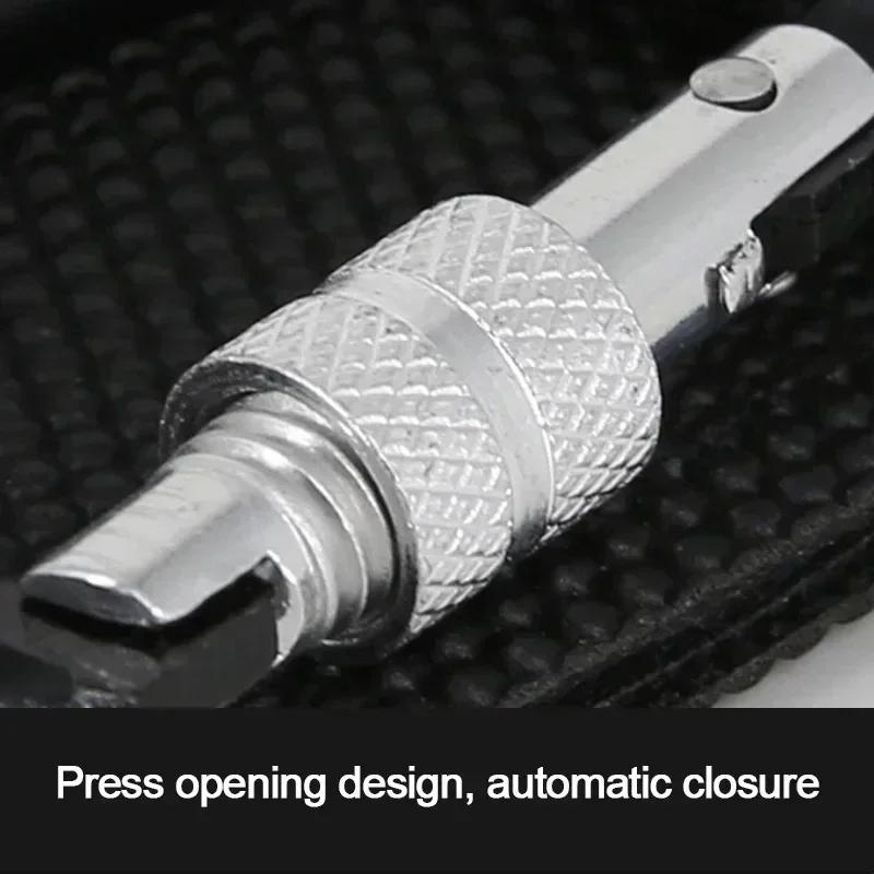 D-Form Karabiner Paracord Karabiner Überlebensschnalle Karabinerclip Angeln Karbin Schnalle Touristenhaken Wasserbecher Schnalle