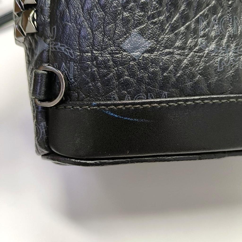 [Pre-Owned] Studded Multifunctional Leather Backpack Mini - Good #1TL0VV8