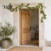 Christmas Gift for Home Artificial Pine Garland, Real Touch Norfolk Faux Greenery Winter Wall Hanging Ivy Vine Cypress Garland Mantel Fireplace Table