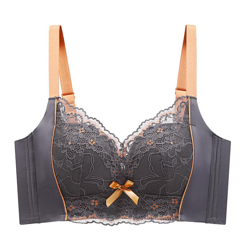 

Female display large upper support adjustment type, secondary breasts, anti-sagging, no steel ring, sexy and comfortable bra cover 40/90ab (recommended 67.5-75kg)