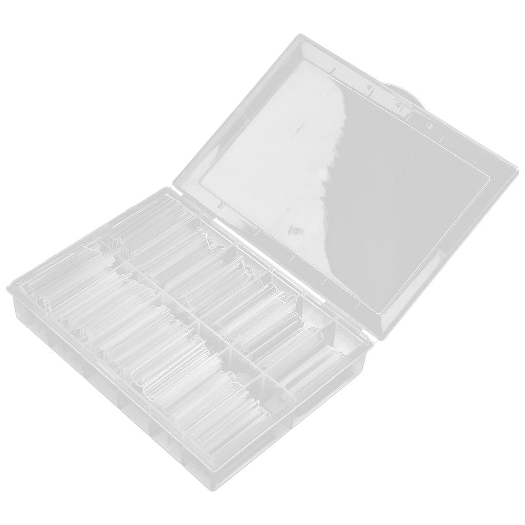 240 Pcs Artificial False Nail Extension Tips Transparent Fake Nails Tips Nail Salon Tips