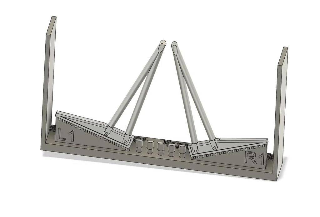 Kopecky Scale Models Flying Fortress Landing Gear Main Landing Gear Maximum HK Plastic Model Parts KOM48037 1/48 B-17 (Parked, Loaded) (For Models)