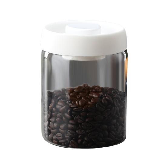 500/900/1200/1800 ML forseglet krukke Fuktsikker kaffebønner Vakuumforseglet oppbevaringskrukke i glass for kjøkken