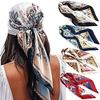 Silk Square Scarves 90 Square Scarves Headscarves Printed Silk Scarves Spot Single Price
