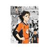 Haikyuu Japanese Anime Flannel Blankets Hinata Shoyo Customized Throw Blanket for  Sofa Bedding Lounge 125*100cm Quilt,