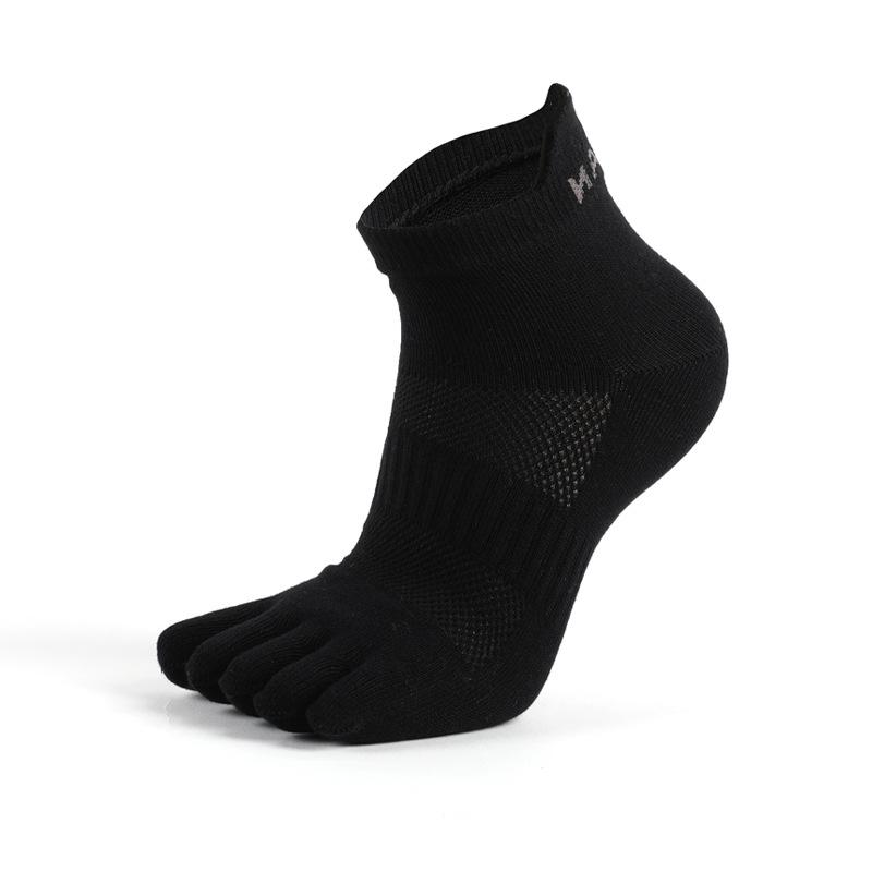 

Men s & Women s Breathable Cotton Anti-Friction Sports Five-Toe Socks with Sweat-Wicking & Back Support Men s 39-42