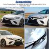 1 Paar Koplamp Ooglid Cover Koplamp Lamp Wenkbrauwen Vormen Trim Voor Toyota Camry Le Xle Se Xse 2018-2023