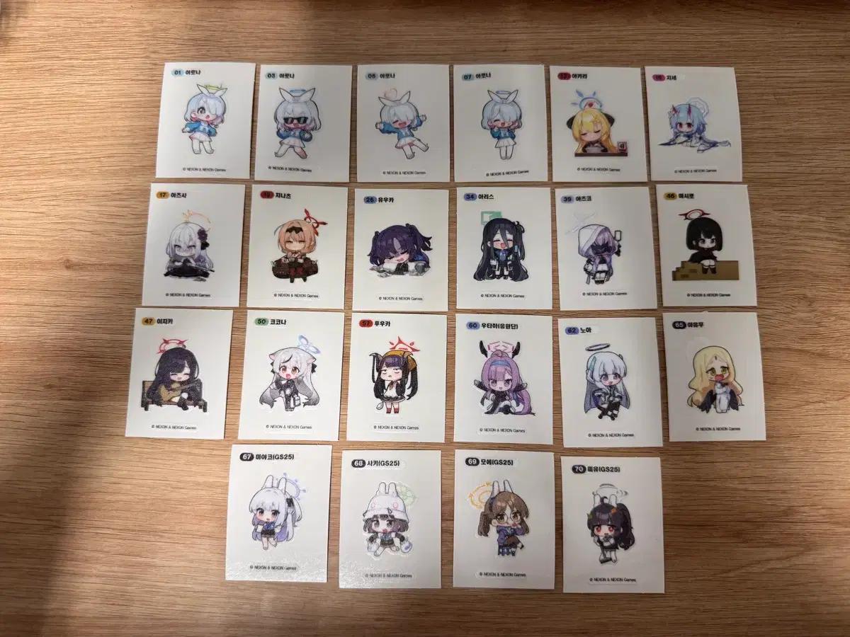 

Blue Archive GS25 Band Bushiru 1st batch 22 types Used