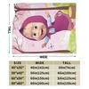 M-Masha and Bear Blanket Fleece Summer Air Conditioning  Multifunction Super Soft Throw Blanket for Bedding Car Plush Thin Quilt