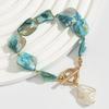 2026 European Cross-Border Starfish & Shell Alloy Necklace - Retro Summer Mermaid Design