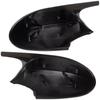 BMW 3 E90 E91 E92 E93 05-09 mirror cover BLACK GLOSSY left + right 2 pcs. SET