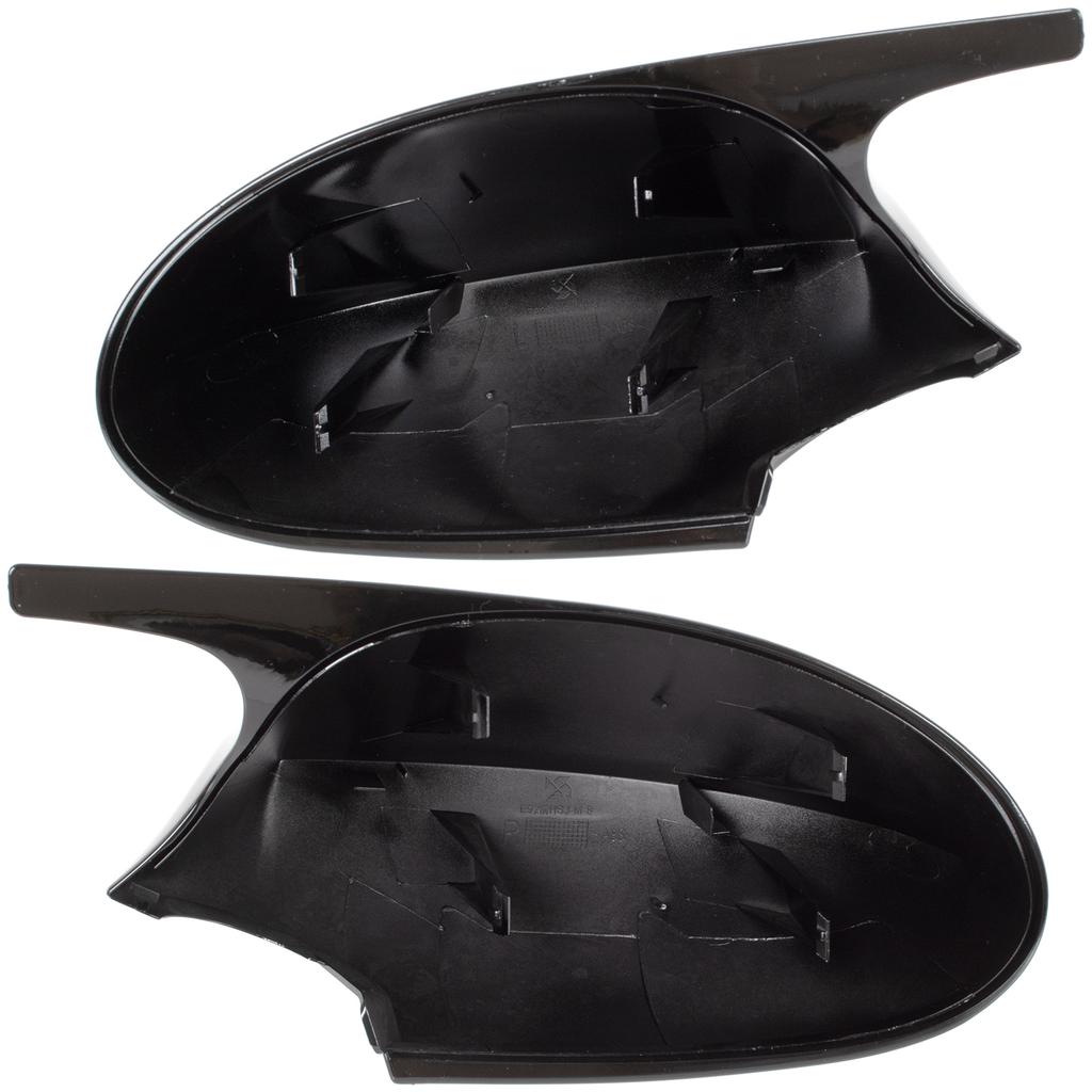 BMW 3 E90 E91 E92 E93 05-09 mirror cover BLACK GLOSSY left + right 2 pcs. SET