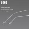 LOHO Ultra-light Titanium Anti-Blue Light Square Frame Glasses