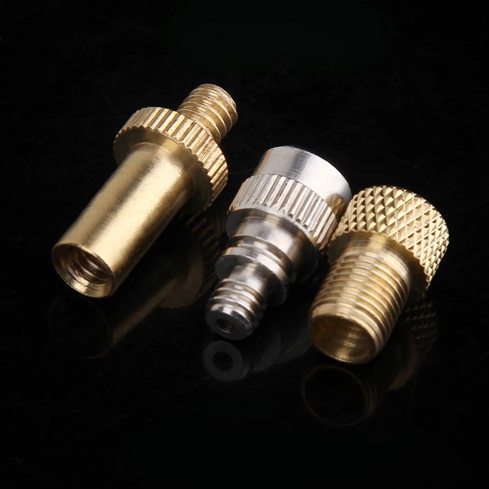3pcs/set Bike Bicycle Presta to Schrader Valve Adapters+ Presta Valve Extension Wheel Tire Transfer Valve Adapter Bike Accessory Valve Stems 1