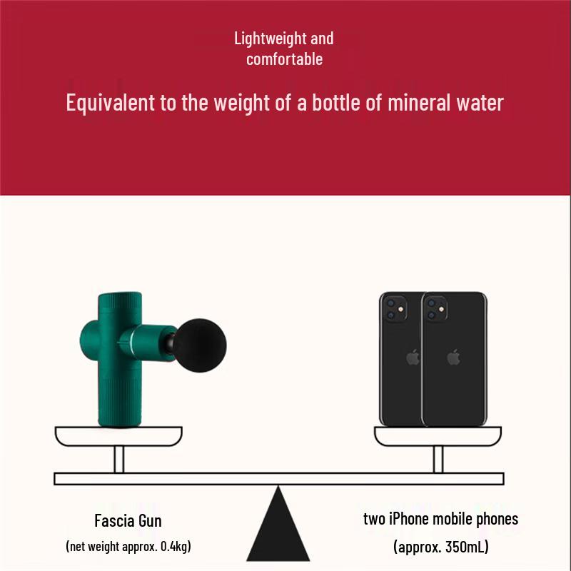Meeegou J8 Portable Muscle Fascia Gun CN plug (adapter included)