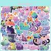 Colorful Starry Sky Cat Graffiti Stickers Decor For Guitar Notebook Luggage Diy Waterproof Decals Wholesale