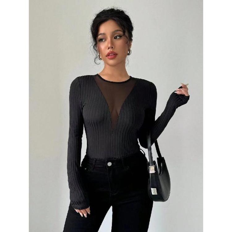 Elegant Sexy Women Long Sleeve Shirt Top Versatile Business Commuter Daily Comfort Spring Autumn New