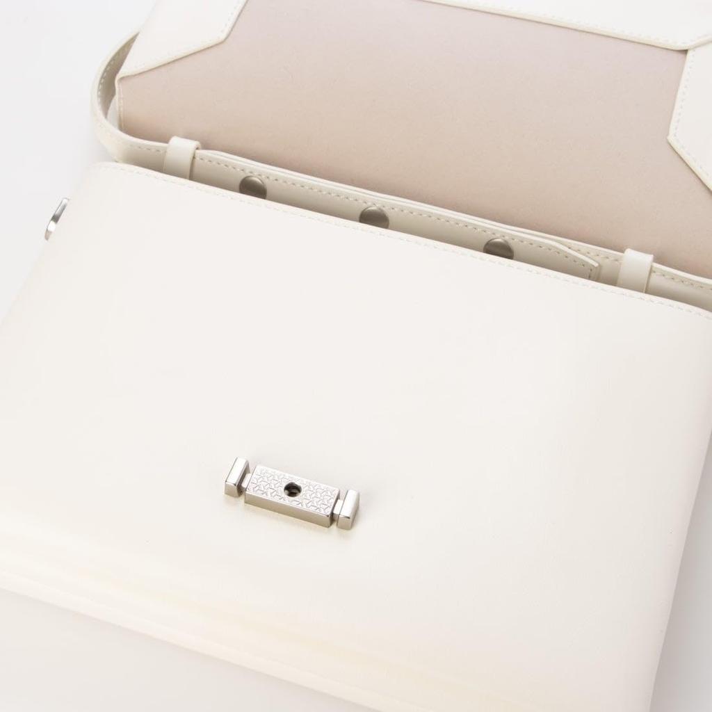 Soft flap 2-way handbag