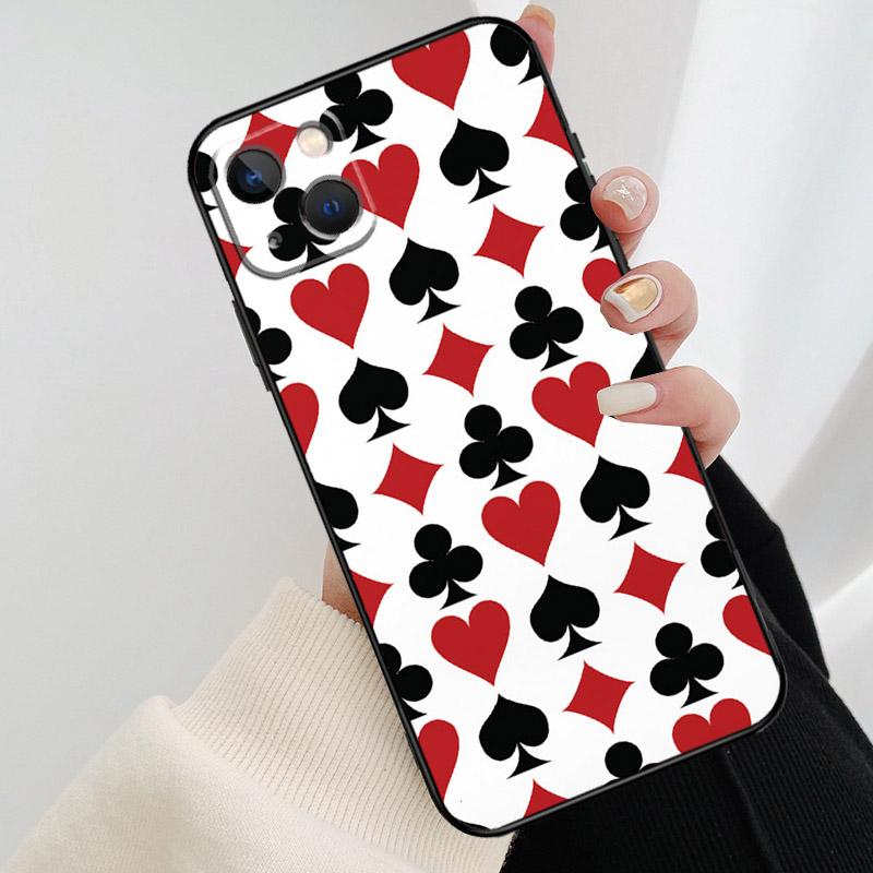 CASINO PLAYING CARDS Phone Case For iPhone 17 Pro Max 16 15 14 11 12 13 Pro Max mini 15 16 Plus 16e 17 Air Cover