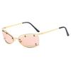 Square Y2K Women's Sunglasses Vintage Small Rectangle Lens Female hottie sun Glasses Men Retro Oculos Future technology Eyewear