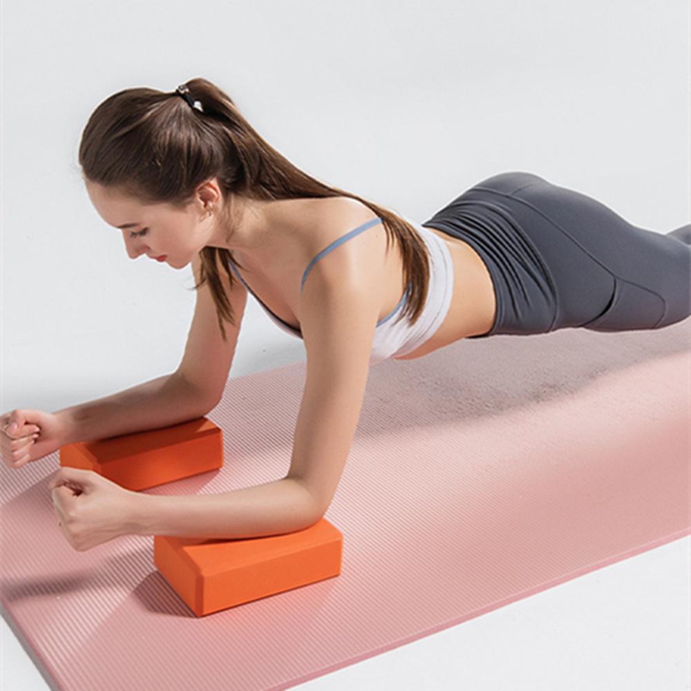 2Pcs Block Foam Brick Stretching Aid Gym Exercise Fitness For Yoga Pilates