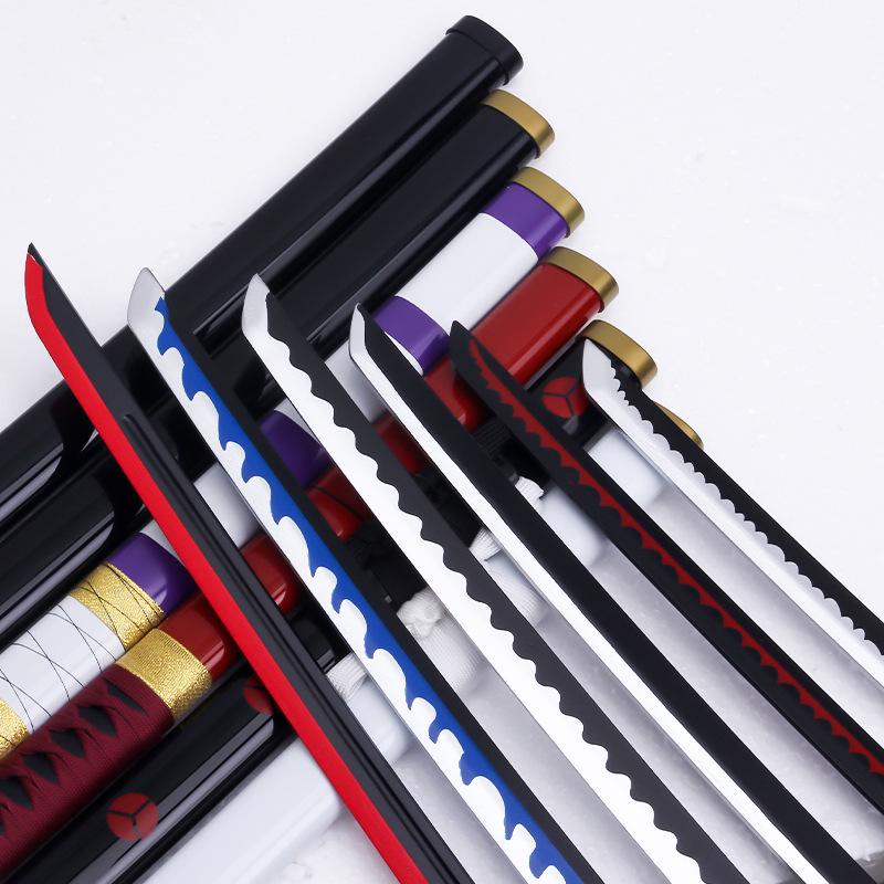 One Piece Zoro Cosplay Wooden Swords: Shusui, Sandai Kitetsu, Yubashiri, 104CM Décor