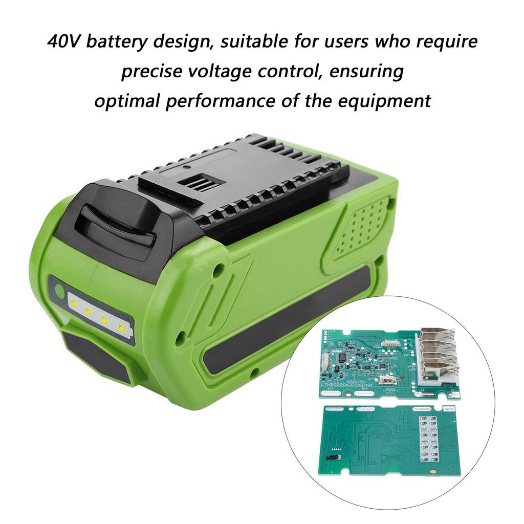 18650 Lithium Batteries Charging Protections Circuit Board Module PCB Case For 40V GMAX 29472 29462 Power Tool Assembly